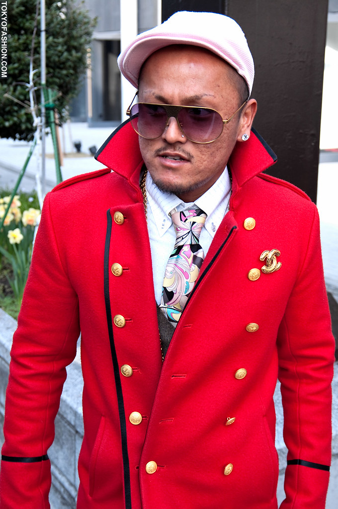 Very Red in Harajuku Awesome Japanese guy in a bright red … Flickr