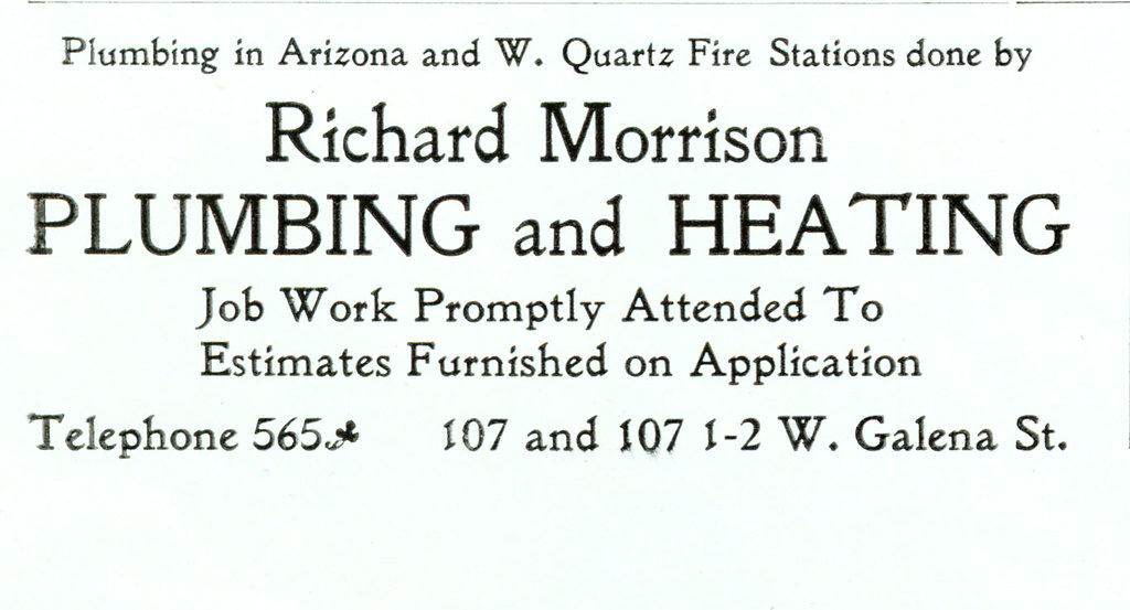Richard Morrison, Plumbing and Heating, Butte, Montana (19… Flickr