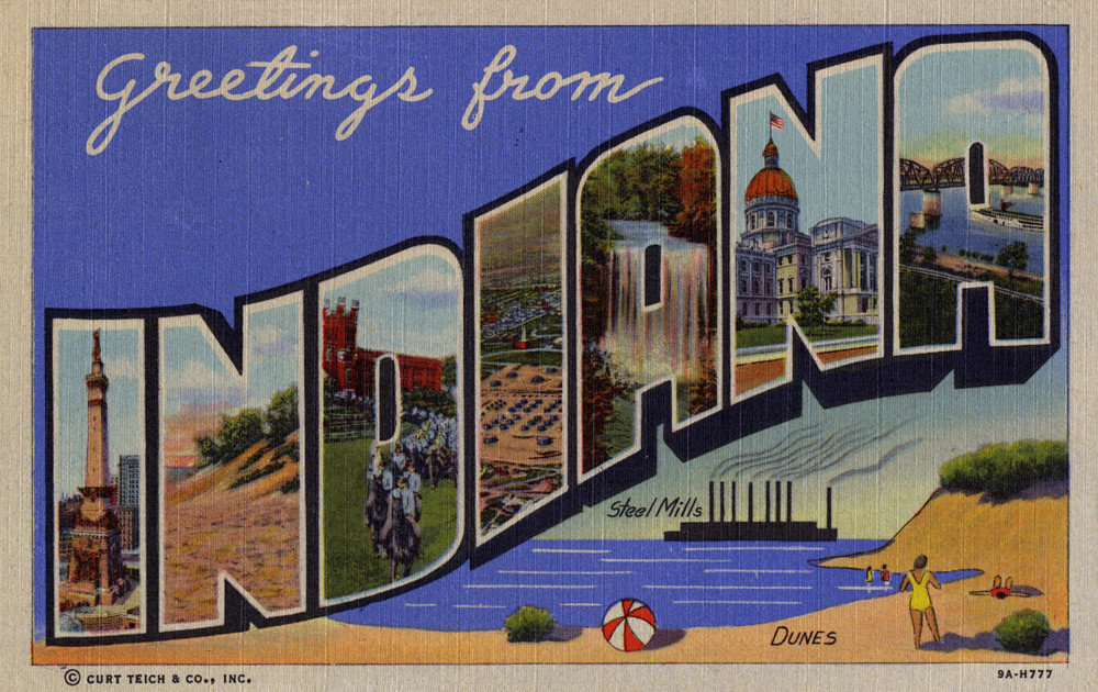 Flickriver Photoset 'Indiana Large Letter Postcards' by Shook Photos