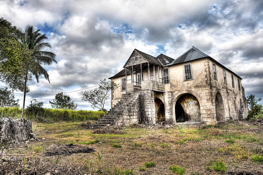 Trelawny, Jamaica, Great House Ruin A ruin of an old great… Flickr