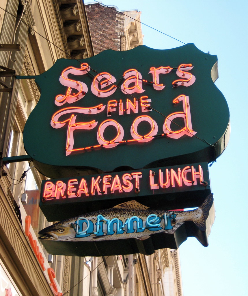 Sears Fine Food, San Francisco, CA Sears Fine Food, 439 Po… Flickr
