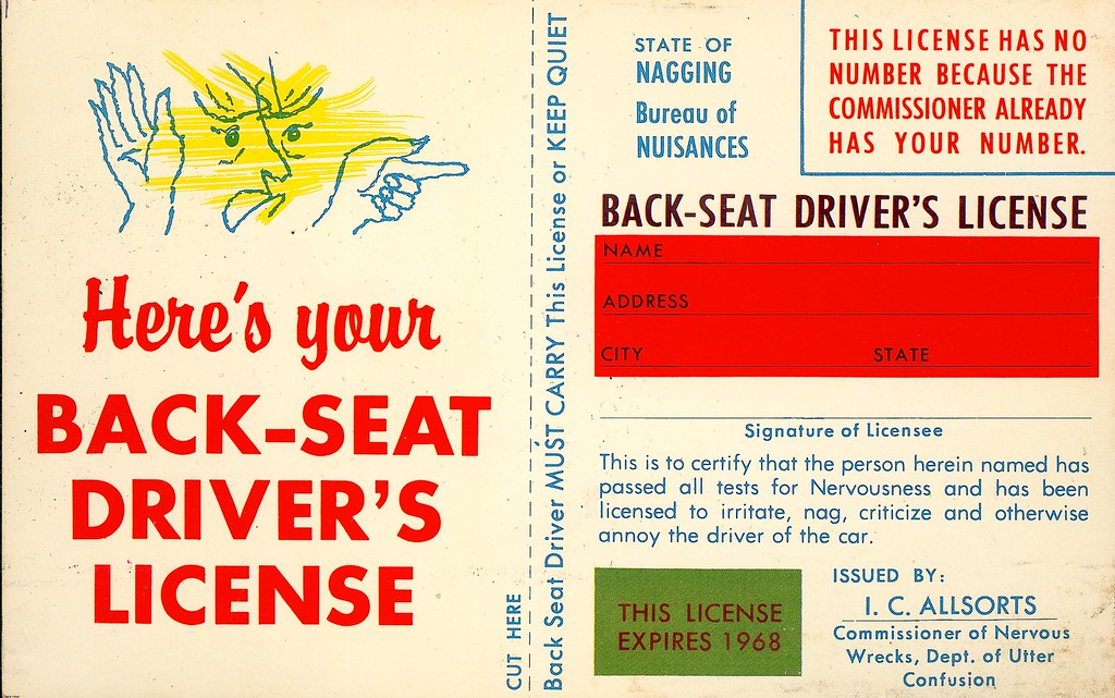 Back Seat Drivers License Natural Color R Card Printed in … Flickr