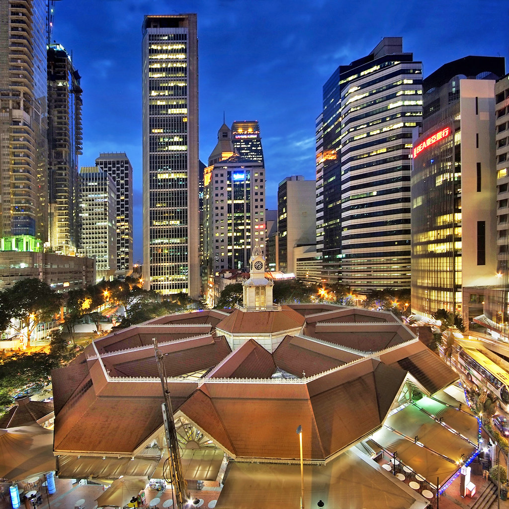 Lau Pa Sat, Singapore the Non HDR version with Vertorama