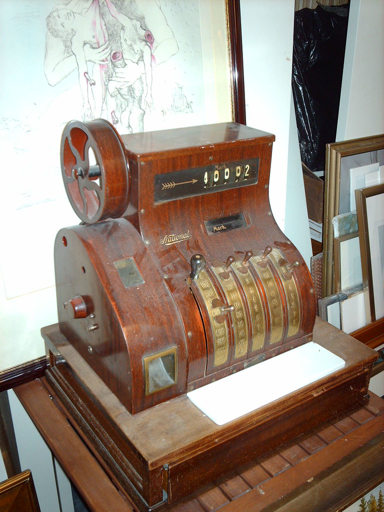 Old National cash register .t hugovk Flickr