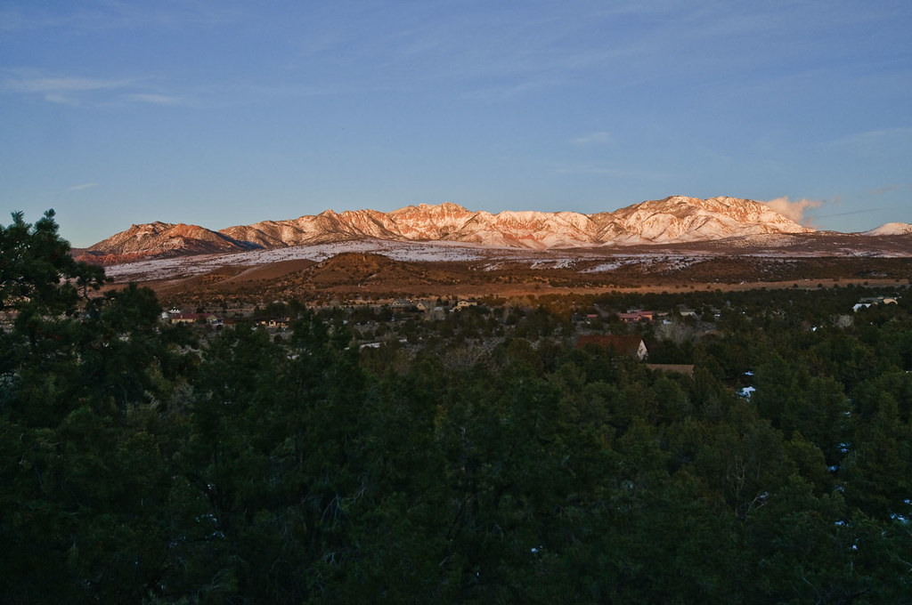 Dammeron Valley Pine Valley Mtns Sunset w Snow 31 Jan 10 _… Flickr