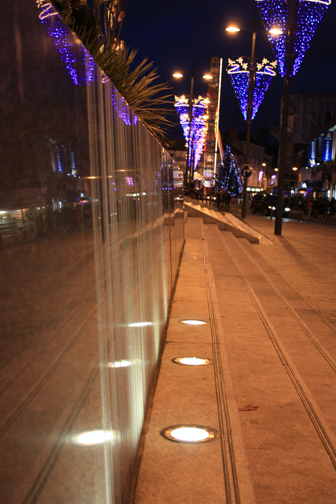 Christmas Light Reflections Darlington High Row a photo on Flickriver