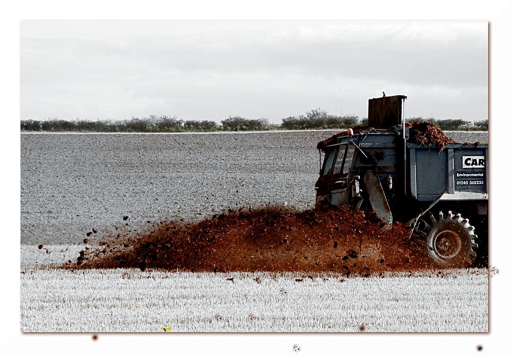 Mucky Photo' Muck spreading, Melbourn, South Cambridgeshir… Howard