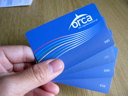 4 ORCA cards One personal, one employerprovided, one for … Flickr