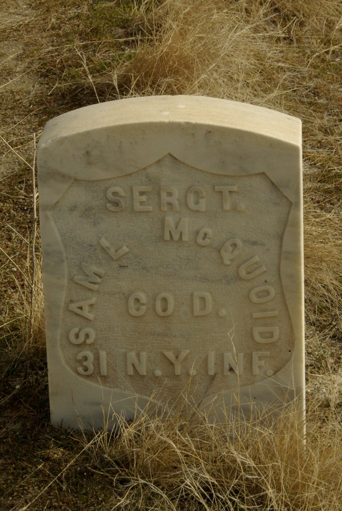 Headstone of Civil War Veteran Sergeant Samuel McQuoid, Bo… Flickr