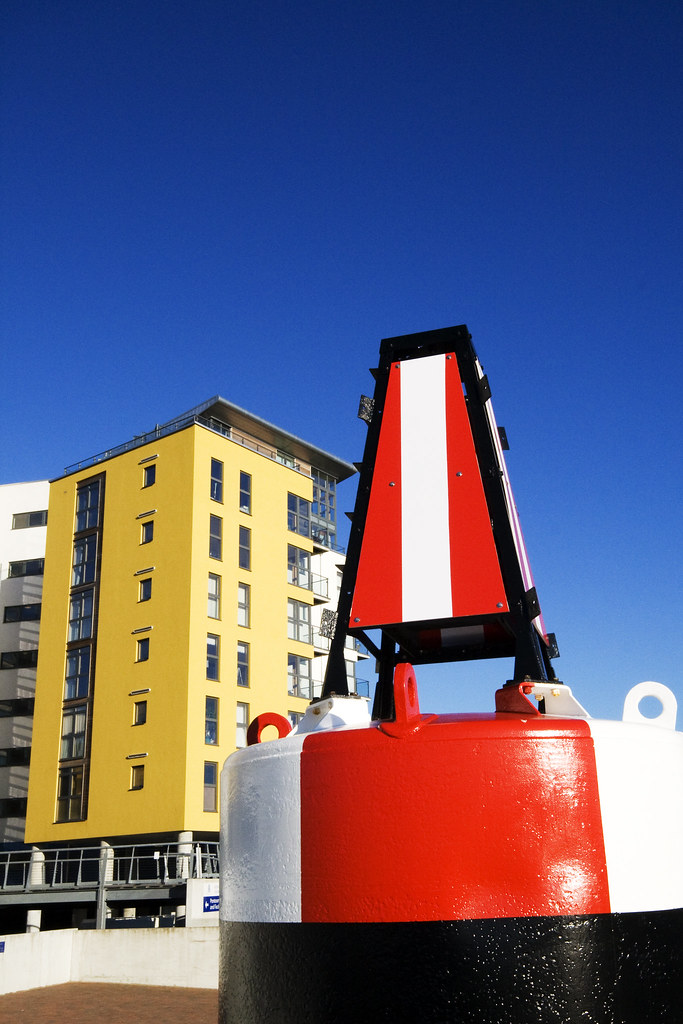 Buoy and Flats at Eastbourne Harbour 2 As the first photo,… Flickr