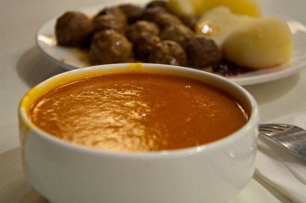 Tomato Cream Soup by ikea Melvin Flickr