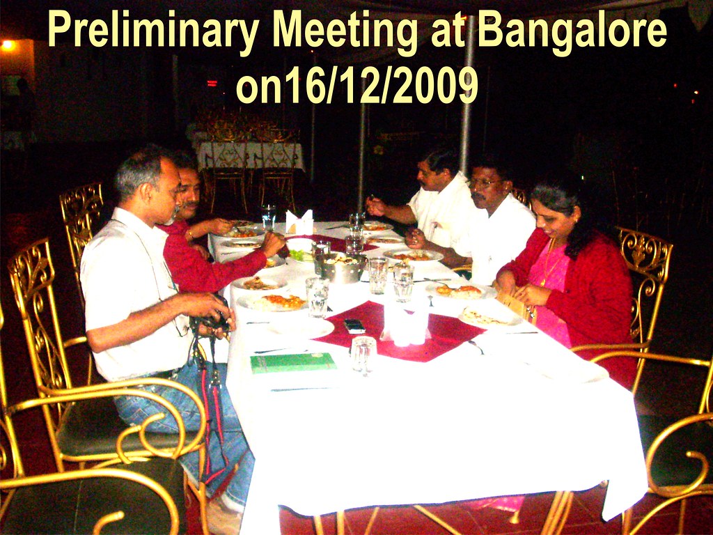 Bangalore Meet A preliminary meeting was organized by memb… Flickr