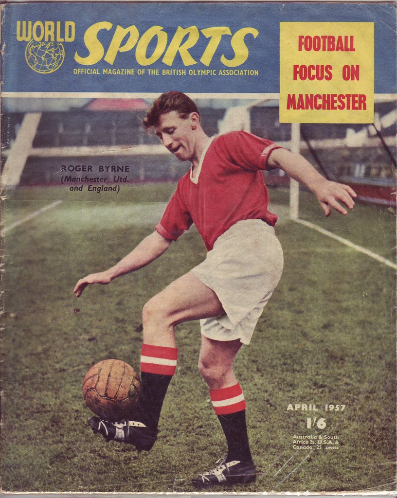 Captains of Manchester United Roger Byrne Flickr