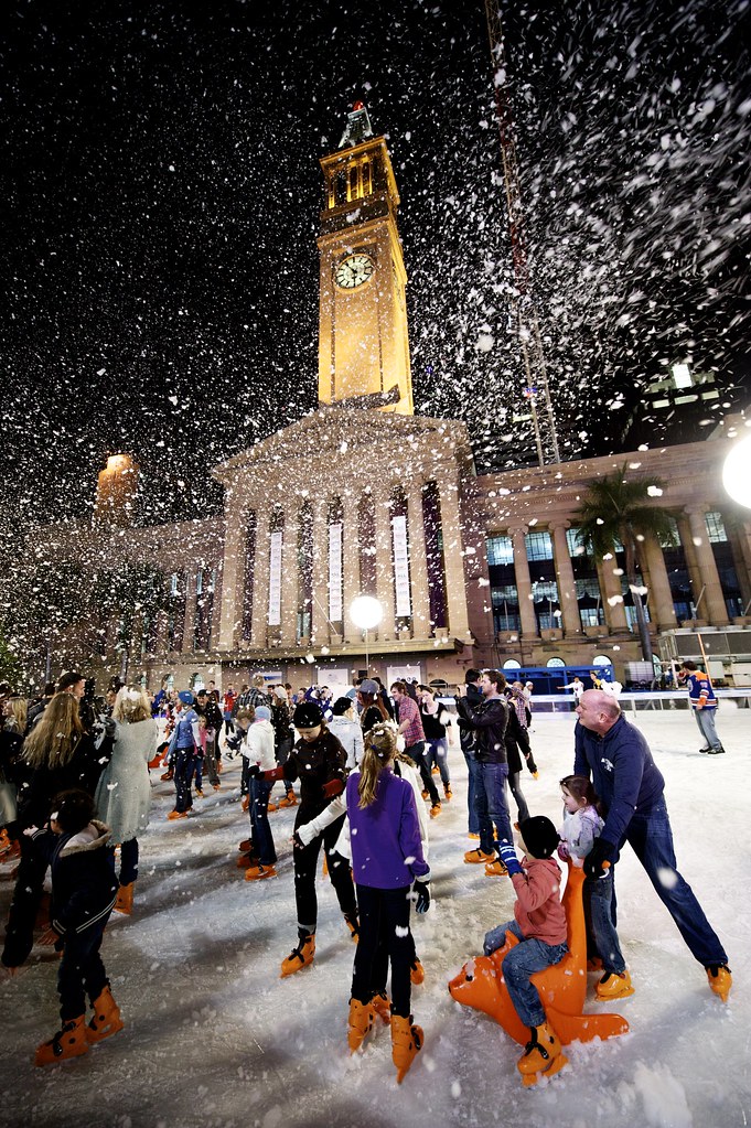 Snow in Brisbane Winter Festivals Flickr