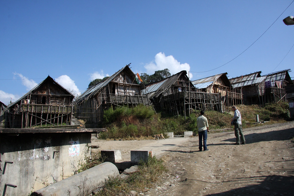 Houses in the Apatani village of Hong, Arunachal pradesh Flickr