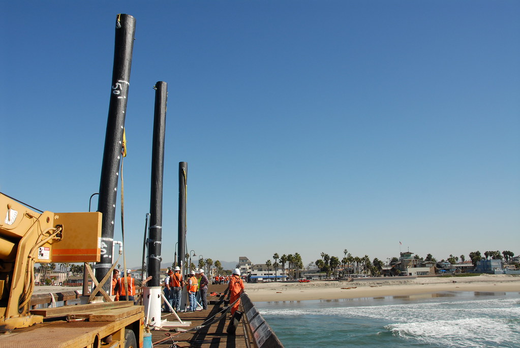 Imperial Beach Pier Maintenance Project (Courtesy Dale Fr… Flickr