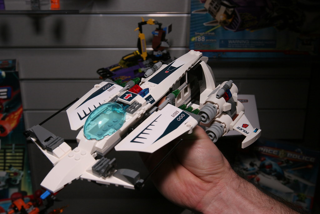 LEGO Toy Fair 2010 Space Police 5983 SP Undercover Cruiser 5 a photo on Flickriver