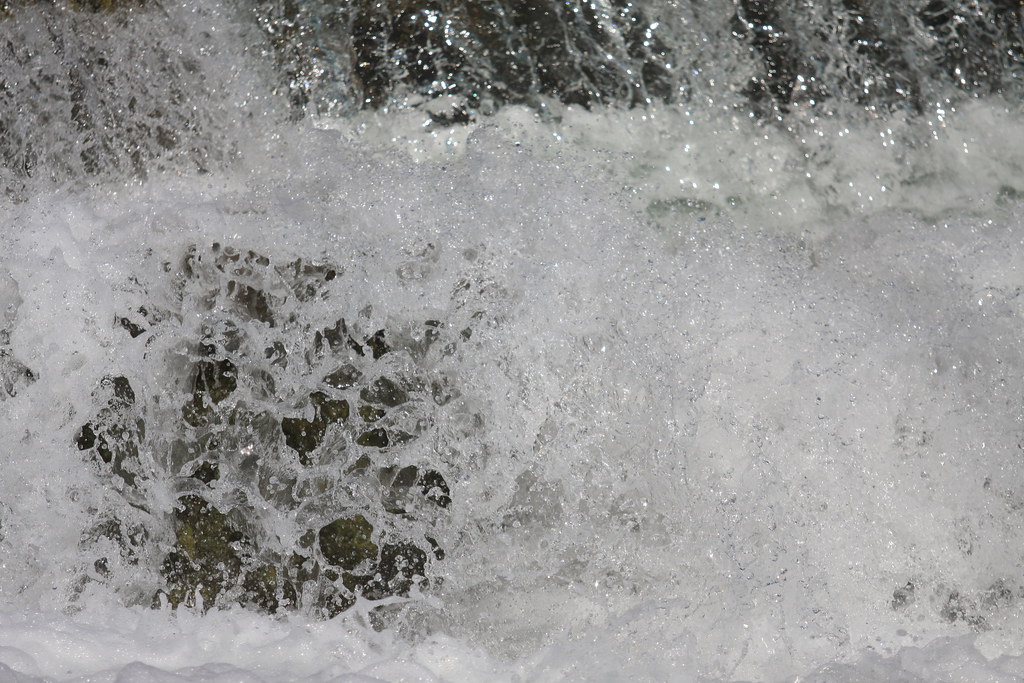 Barton Springs Falls roiling water Chris Pencis Flickr