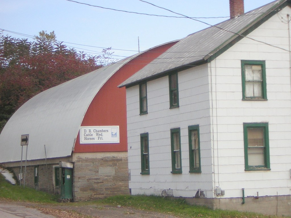 Auction House, Unadilla, New York This auction house is on… Flickr