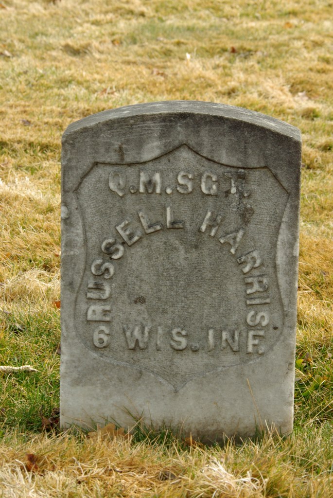 Headstone of Civil War Veteran Russell Harris, Morris Hill… Flickr