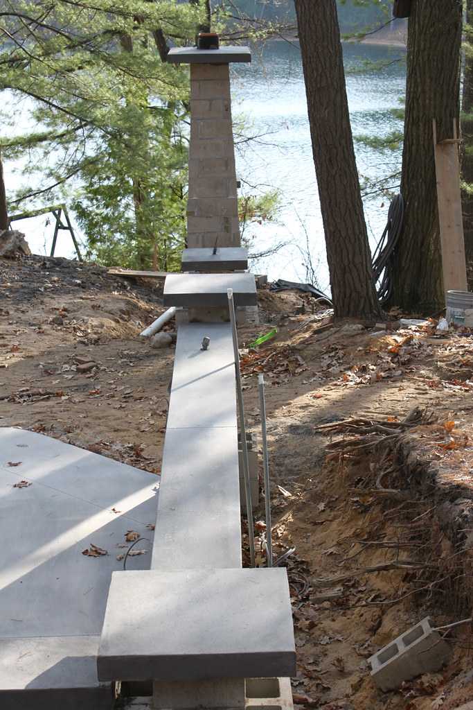 Decorative Concrete wall caps using Davis Colors' silver s… Flickr