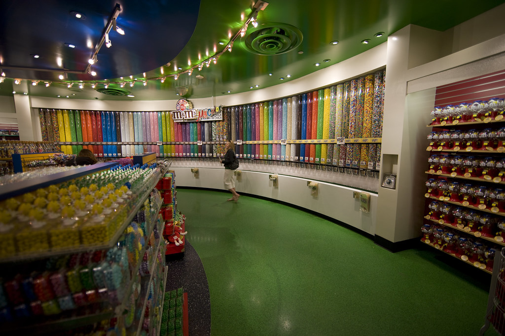 M & M store M & M store, Las Vegas Boulevard, Las Vegas, N… Flickr