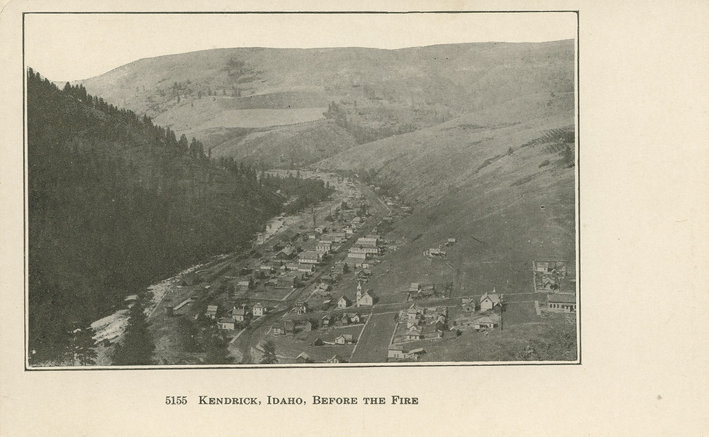 Before the Fire, circa 1907 Kendrick, Idaho a photo on Flickriver