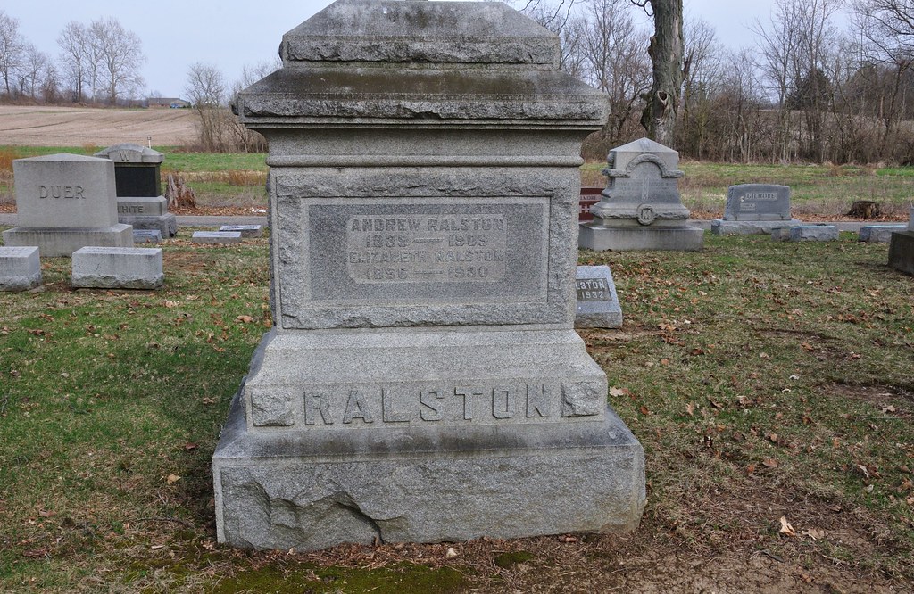 Andrew and Elizabeth Ralston Fletcher Cemetery Fletcher Oh… Flickr