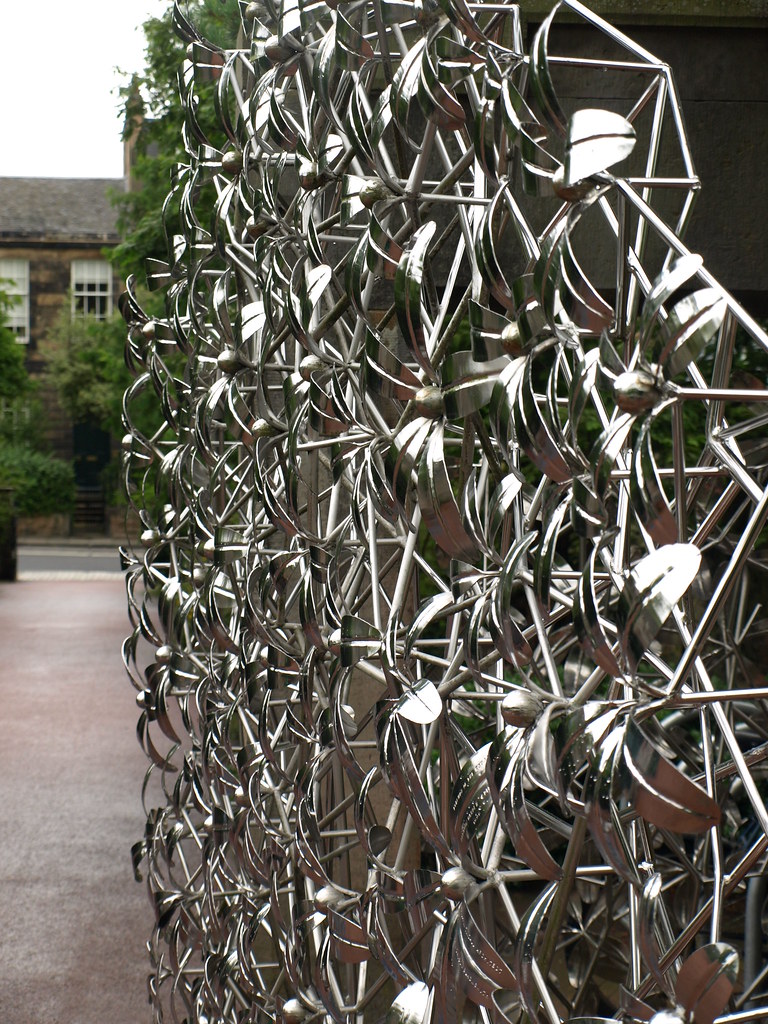 Metal plants entry to Botanics Richard Flickr