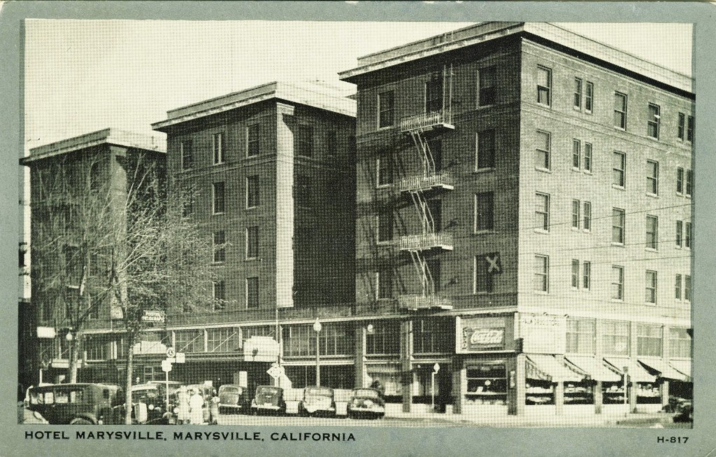 Hotel Marysville, Marysville California, 1930s a photo on Flickriver