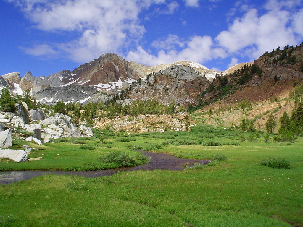 backpacking 013m McGee Creek Trail on the way to the JMT David Pope