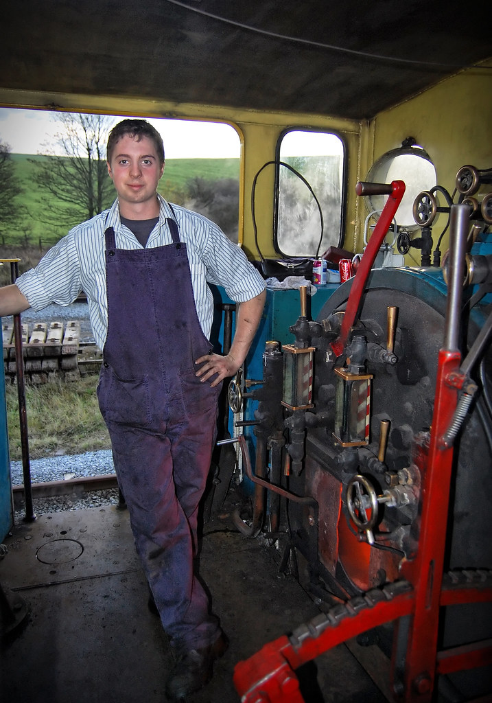 Steam Locomotive Fireman | Also known as a boilerman or a st… | Flickr