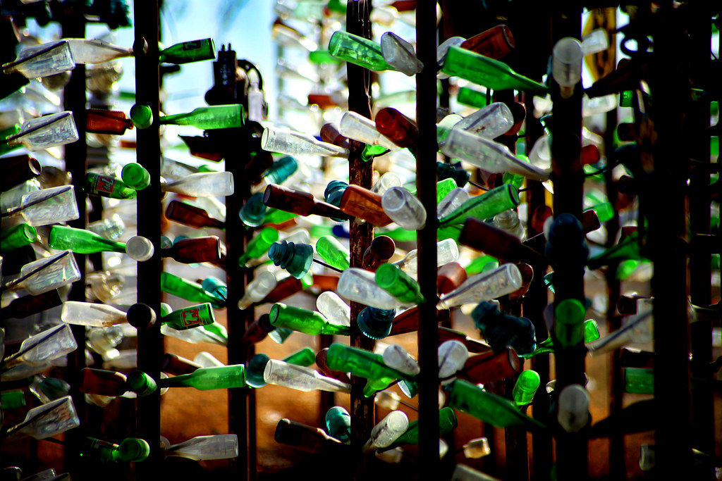 Bottle Trees Bryman, CA view on black at fluidr Come and j… Flickr