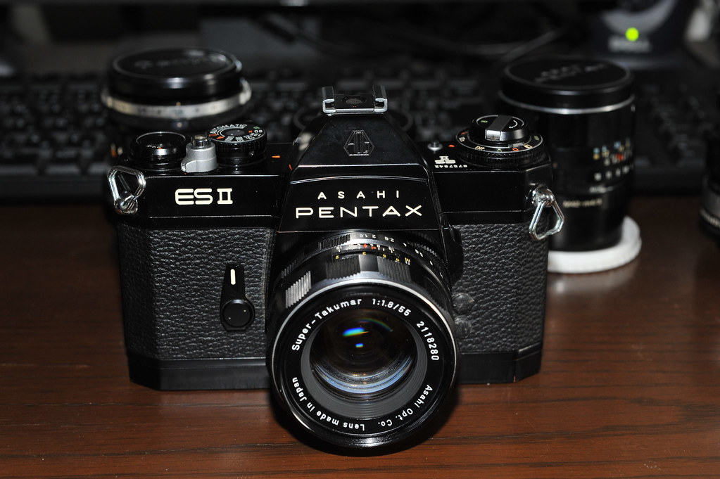 Asahi Pentax ES II Asahi Pentax ES II in 1973 with Super T… Flickr