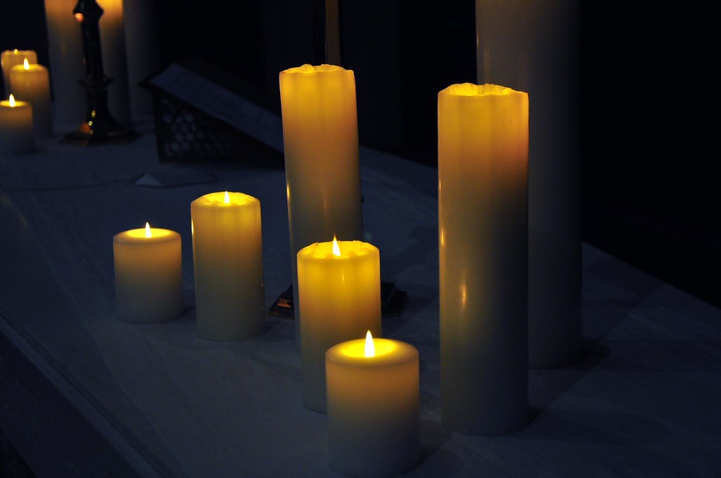 Ash Wednesday Candles on the altar Steve Devol Flickr
