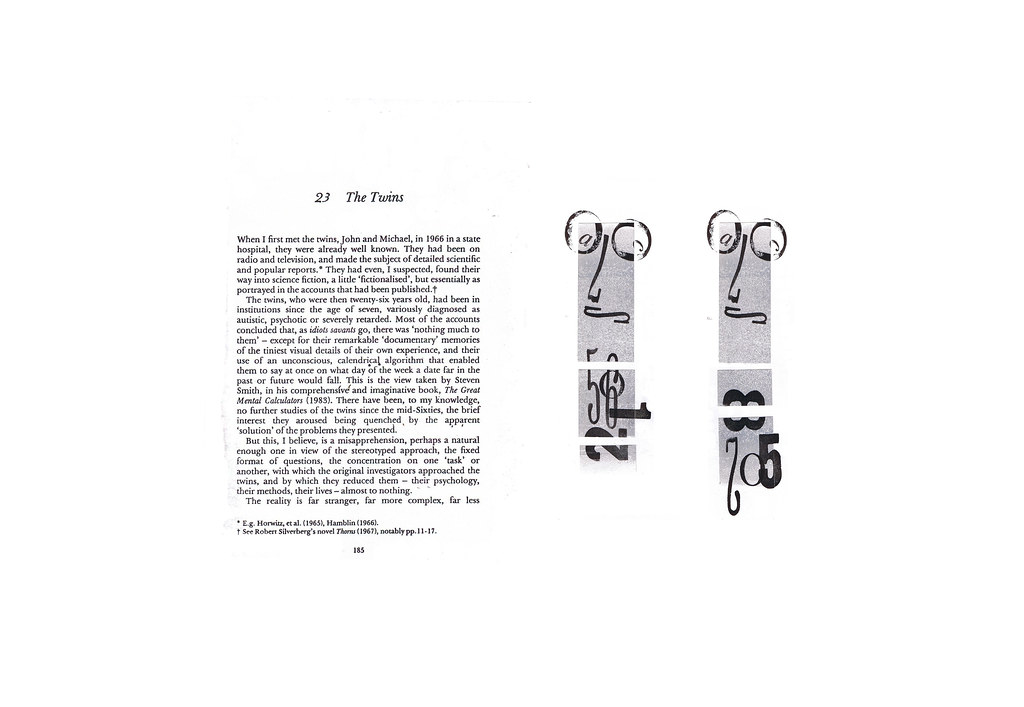 Twins.intro A pair of autisic savant twins with a special … Flickr