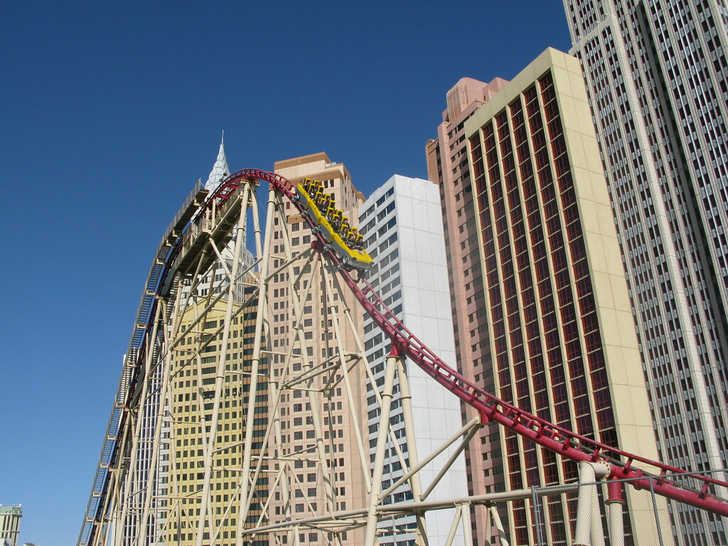 New York New York Roller Coaster Tim Tosino Flickr