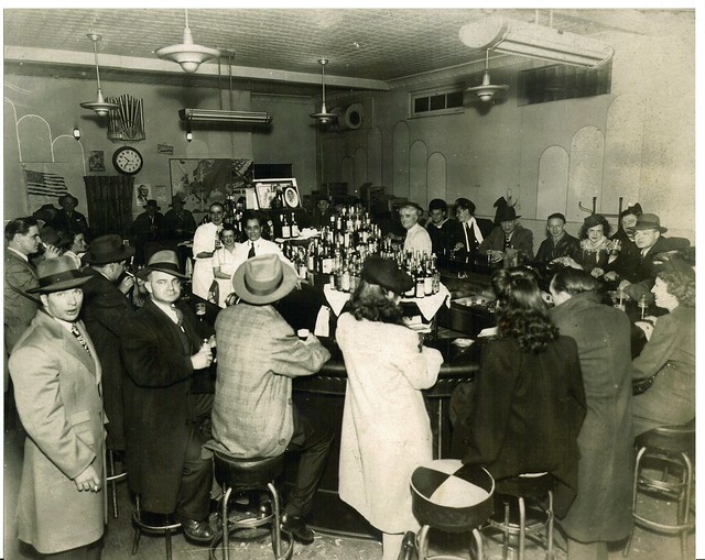 Esquire Bar ( now the Horseshoe Bar), circa WW2, Warren Ohio a photo