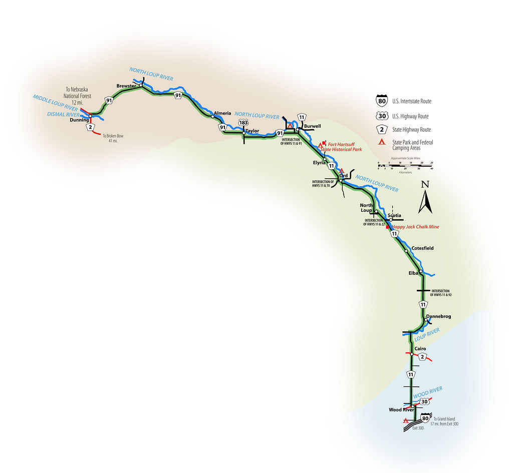 All sizes Loup Rivers Scenic Byway Map Flickr Photo Sharing!