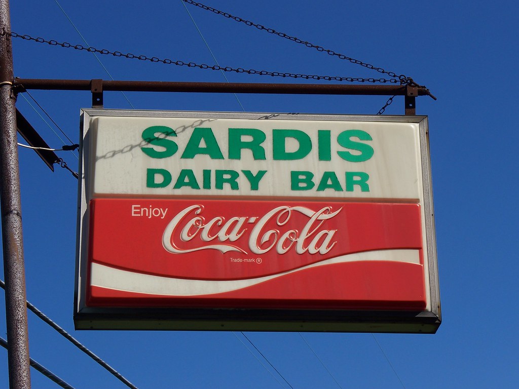 OH Sardis Sardis Dairy Bar Coca Cola sign for the Sardis… Flickr