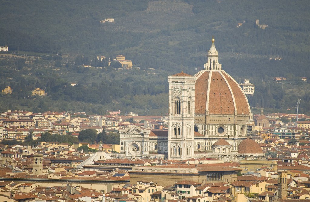 la cupola del Brunelleschi e il campanile di Giotto Flickr