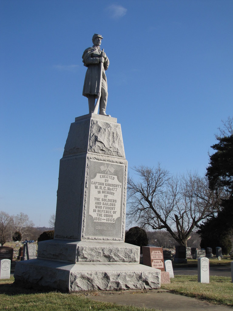 Civil War Memorial in Kansas City KS Located in Maple Hill… Flickr