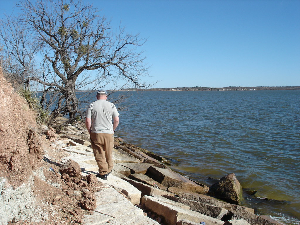 010908 8 Dad at Lake Fort Phantom in Abilene, TX. The … Flickr