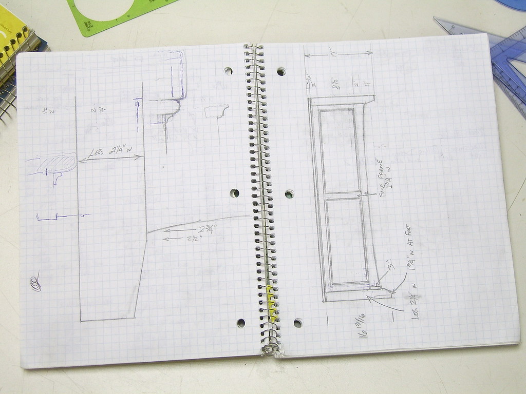 Entry Bench Technical Drawing Entry bench details drawn ou… Flickr