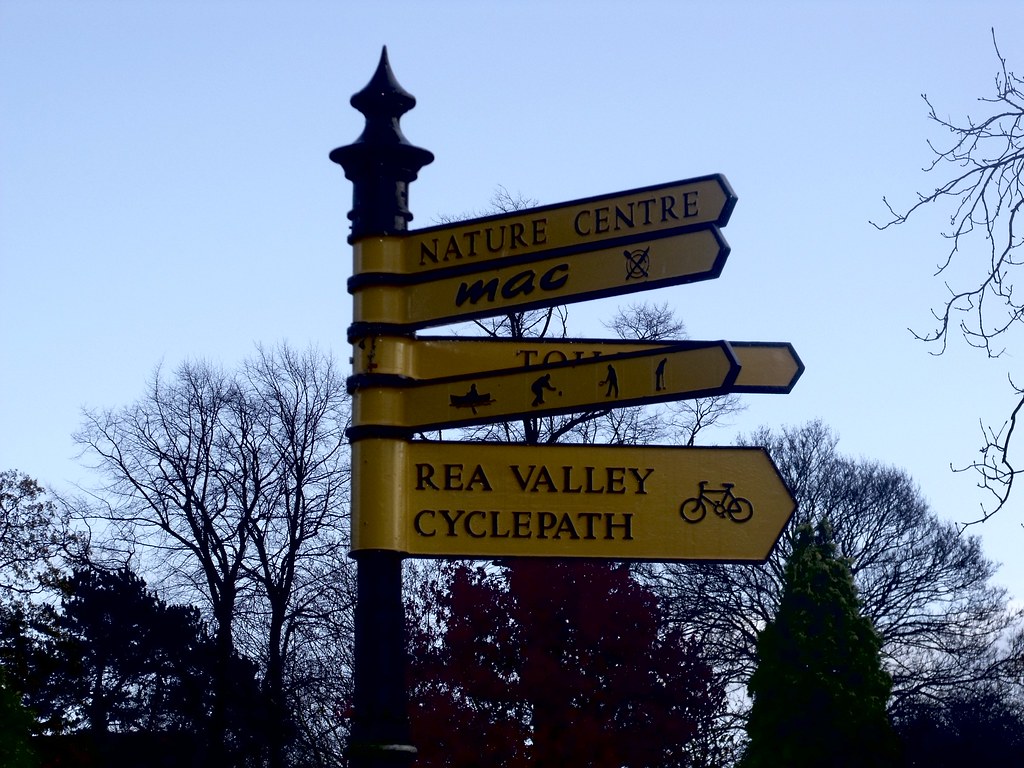 Directions sign Cannon Hill Park Various objects from th… Flickr