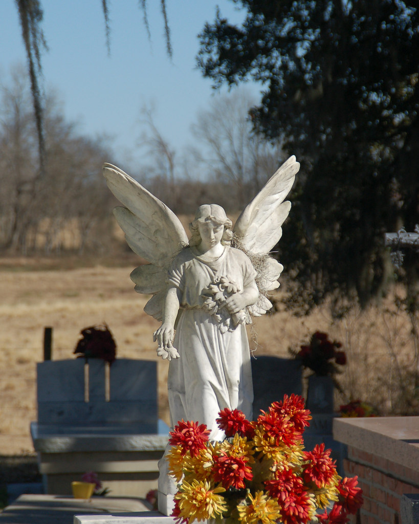 Angel Grand Coteau cemetery Monceau Flickr