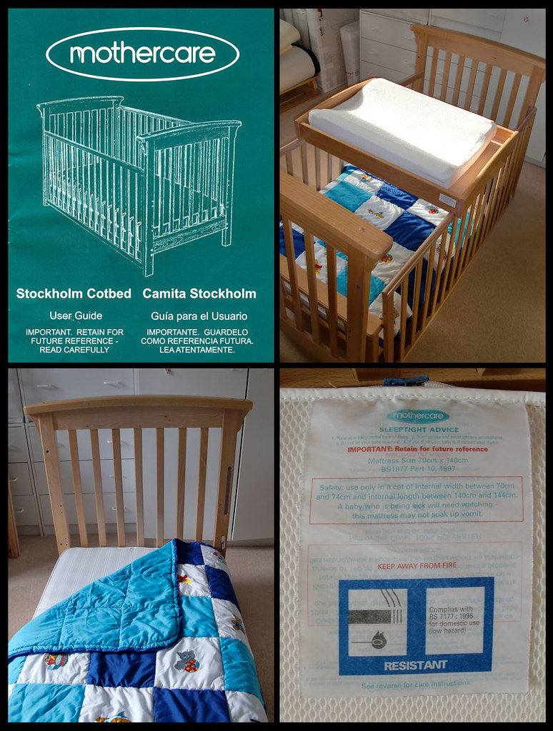 item0075 Mothercare "Stockholm" cot bed. Full size cot whi… Flickr