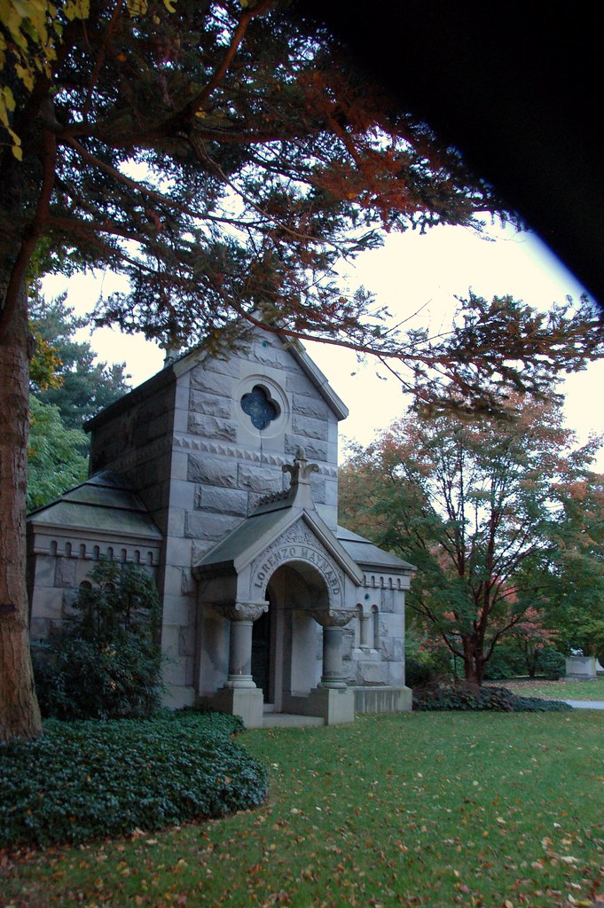 Mt Auburn Cemetery Lorenzo Maynard crypt building Flickr
