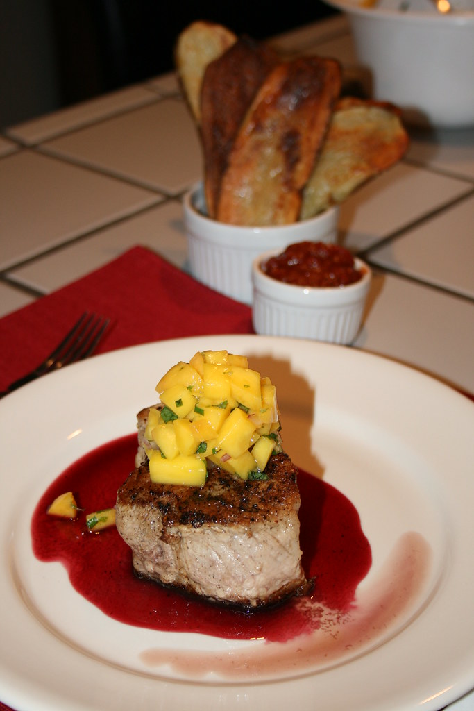 Pork Tournedos with Oven Baked Potato Planks Pork Tournedo… Flickr
