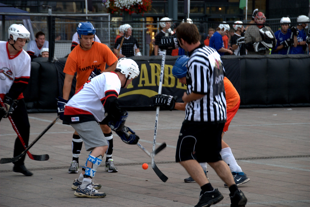 Roller Hockey Match There were regional teams from all ove… Flickr